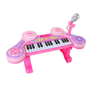 Wholesale Children Education 31-Key Electronic <b>Keyboard</b> Toys Piano Musical <b>Instruments</b> Toys With Microphone for Kids - Product Image 2