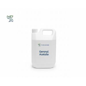 Huile d'acétate de geranyle de qualité alimentaire 1 kg Saveur fruitée-florale douce Formulation cosmétique Vente en gros industrielle OEM ODM - Product Image 1