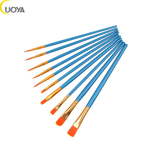 <strong>Best</strong> <strong>Brand</strong> Acrylic <strong>Paint</strong> <strong>Brushes</strong> for <strong>Artists</strong> Diverse Collection with Wood Handle and Nylon Hair for Painting - Product Image 1