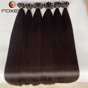 Paquetes de Cabello Humano <span class=keywords><strong>Natural</strong></span> Camboyano con Cutícula Alineada, Cabello Liso Extremo para Mujeres, Paquetes al por Mayor 15A 16A - Product Image 2