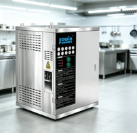 Générateur de vapeur électrique commercial 18KW 25kg/h en acier inoxydable 304, chaudière à vapeur multifonctionnelle pour abattoir et usine de transformation alimentaire