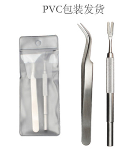 WELLFLYER PETP-090環境に優しいステンレス鋼ペットノミ & ダニ除去ツールセット引っ掻くフックピンセットクリップ - Product Image 4