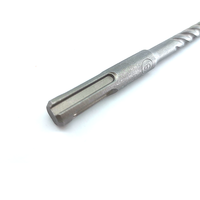 Foret à marteau en carbure de tungstène pour verre, lot de 10, tige polyvalente SDS Plus, foret central à dégagement rapide pour verre céramique