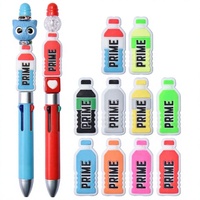 Perles focales en silicone en forme de bouteille, perles double face pour stylos à perler, lot en vrac et vente en gros, perles détachées pour stylos à perler, OEM ODM Artisanat