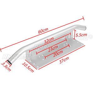 Universal License Plate <b>Frame</b> Off Road Accessories Front <b>Frame</b> for Car Truck SUV Numbers Light Bar <b>Mount</b> Bumper Holder Brackets - Product Image 3