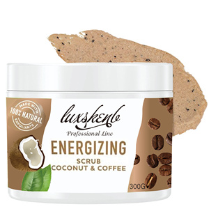 Exfoliante Corporal Vegano de Azúcar, Vitamina E, Café y Aceite de Coco con Fragancia a Frutas para Todo Tipo de Piel - Product Image 3