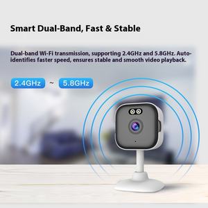 Caméra de surveillance sans fil avec vision nocturne, capteur CMOS WIFI sans fil, garantie 1 an, caméra CCTV sans fil vidéo - Product Image 5