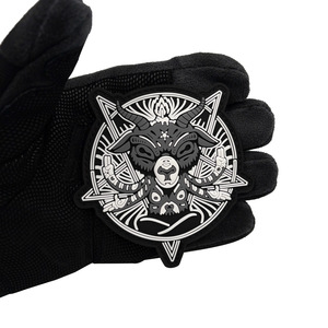 ダークオカルトスタイルの山羊パッチ、アウトドアキャンプ用バックパック、コスプレコスチューム、ゴシック衣装、コレクションディスプレイ、DIYデコレーションに。 - Product Image 4