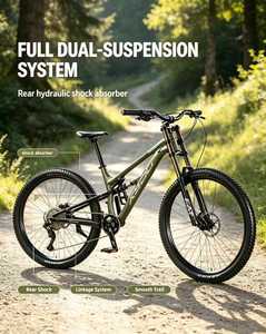 Bicicleta de Montaña de Suspensión Completa de 29 Pulgadas, Bicicleta de Descenso MTB de 27.5 Pulgadas con Frenos Hidráulicos OEM - Product Image 3