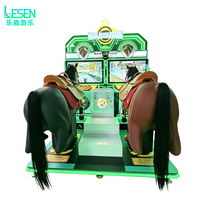 Juego de Carreras de Caballos para Niños y Adultos, Juego de Dos Jugadores, Simulación de Competición de Carreras de Caballos