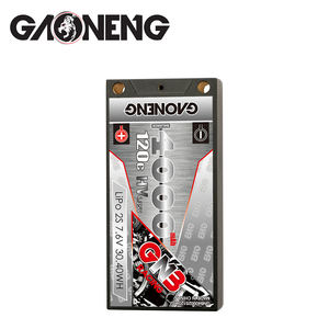 GNB GAONENG LCG Thin Super Shorty HV 4000MAH 2S 7.6V 120C 5mm Bullet See Through Hard Case RC LiPo Battery - Product Image 4