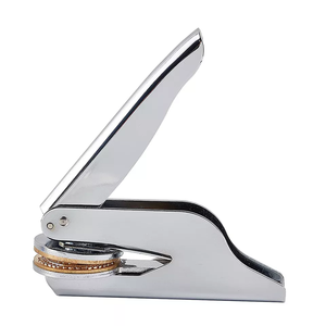 Customizable LOGO Embossing Seal <strong>Stamp</strong> Self-Inking <strong>Metal</strong> <strong>Stamp</strong> with Steel Tip for Office Wedding Use Featuring Gold Fountain Pen - Product Image 5