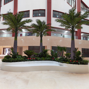 ต้นจิ้งจอกเทียมขนาดใหญ่ปลอมต้นปาล์ม3เมตรสำหรับตกแต่ง - Product Image 5