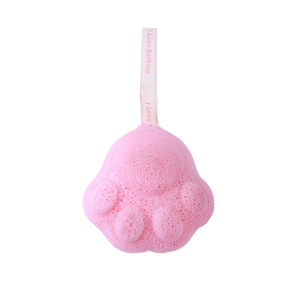 Balle de bain ovale pour enfants, éponge de gommage pour bébé, gommage à la boue indolore, ultra doux - Product Image 1