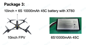 Dron de Carreras FPV Profesional <span class=keywords><strong>RC</strong></span> Ready Fly Mark4 de 10 Pulgadas HD 5.8G 2.5W ELRS 915GHz con Transmisión de Imagen de 15km y Carga Útil de 3kg/4kg - Product Image 5