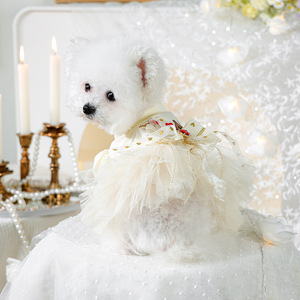 PETCIRCLE Pet Circle Spring and Autumn Pet Clothing Small Dog Puppy <b>Cat</b> <b>Clothes</b> Wedding Bear Dress - Product Image 2