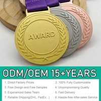 Usine personnalisée 5K Marathon course gagner médaille avec ruban métal émail doux jeu de sport médailles trophées impression Logo