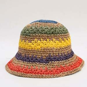 Chapeaux de plage personnalisés pour femmes, écologiques, de haute qualité, à la mode, bon marché, avec logo personnalisé, promotionnels - Product Image 3