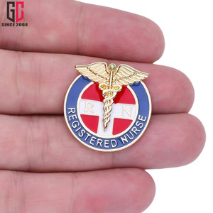 Broche de estrella de vida médica de emergencia RN de Metal personalizado de fábrica de 15 años, insignia de médico enfermera, Pin de solapa esmaltado - Product Image 5
