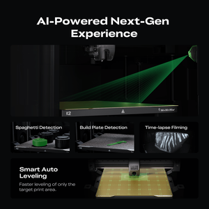 New Arrival Creality K2 Combo Multicolor 3D <b>Printer</b>, AI <b>Camera</b> Auto-Leveling, High-Speed Desktop for Home, 16 Colors Printing - Product Image 4