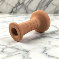 Bol à chicha en argile à aspiration centrale - Conception à trou unique et résistant à la chaleur pour un accessoire de loisirs de base