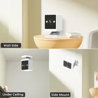 4MP Full HD Mini İç Mekan WiFi Güvenlik Kamerası CMOS Manyetik Taban Gece Görüşü Yapay Zeka İnsan Algılama 4X Zoom 2 Yönlü Ses Hafıza Kartlı