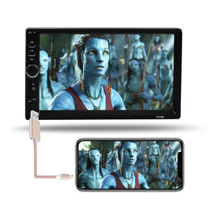 วิทยุติดรถยนต์ 7018b Autoradio 2Din ขนาด 7 นิ้ว หน้าจอสัมผัส 1080P HD ระบบ WINCE เครื่องเล่น MP5 พร้อมกล้องมองหลัง ดีไซน์ใหม่ UI ใหม่ รองรับ BT FM ISO SD USB แบบ Doble Din - Product Image 2