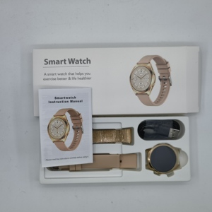 นาฬิกาอัจฉริยะ Y35 หน้าจอ HD ขนาดใหญ่ 1.27 นิ้ว วัดอัตราการเต้นของหัวใจ ตรวจจับรอบเดือนสำหรับผู้หญิง กันน้ำ เชื่อมต่อไร้สาย รูปทรงกลม นาฬิกาข้อมือผู้หญิง - Product Image 6