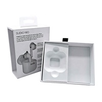Boîte d'écouteurs blanche de luxe personnalisée de l'usine d'écouteurs A6s, emballage de produit électronique avec logo personnalisé