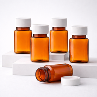 Bouteilles en plastique PET de 80 ml avec bouchon à vis, non toxiques, personnalisables avec logo, pour le stockage de capsules à domicile – Vente en gros, matériaux sûrs