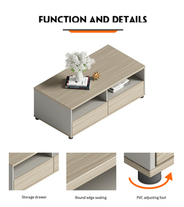 Chất lượng cao hiện đại nội thất văn phòng nhà hình chữ nhật tiếp nhận bàn trà Bàn cà phê bàn cho văn phòng sử dụng - Product Image 5