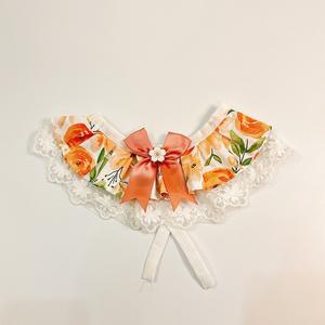 친환경 면 소재 귀여운 리본 고양이 & 강아지 목걸이 스카프 턱받이 패션 애완동물 액세서리 사계절 및 모든 명절용 - Product Image 3