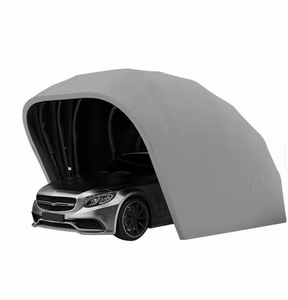 Abri de voiture mobile pliable galvanisé à chaud de 5,5 m, populaire et sécurisable, pour voitures - Product Image 1