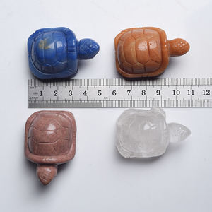 <span class=keywords><strong>Tortuga</strong></span> tallada a mano de alta calidad, animales de cristal, animales pequeños para decoración del hogar, labradorita - Product Image 6
