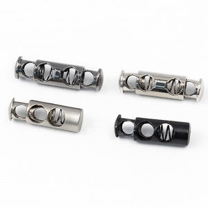 OEM Hochwertige Gold Kordel zug Stopper <span class=keywords><strong>Stop</strong></span> Cord Snap Metall Seils chloss Custom Toggle Lock Kabels chlösser Clip für 5mm - Product Image 4