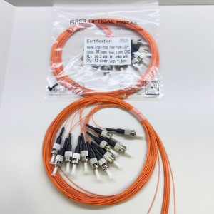 สายแพทช์ไฟเบอร์ OM2 ซิมเพล็กซ์ ST ยาว 1.5 ม. - 1Gbps มัลติโหมด, LSZH (สำหรับใช้งานภายในอาคาร) - Product Image 1