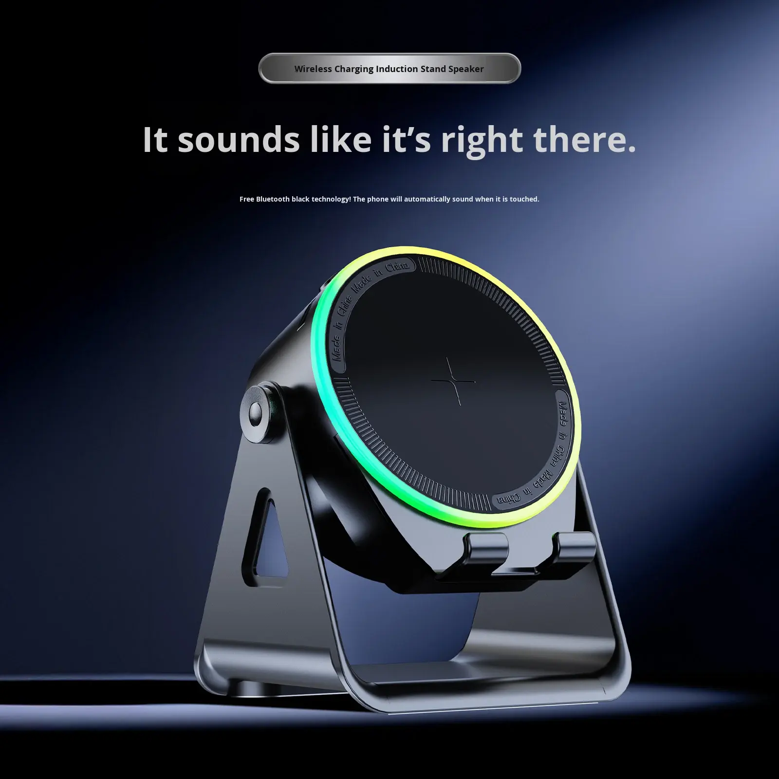 censhi wireless charger bluetooth speaker