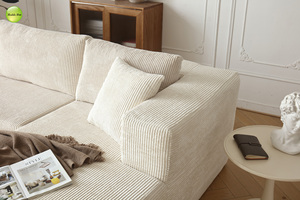 Canapé modulaire multifonctionnel en velours compressé, combinaison libre, en velours côtelé, pour salon/villa/grande <span class=keywords><strong>appartement</strong></span> - Product Image 5