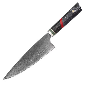 Couteau de chef Kiritsuke sur mesure, acier Damas, couteau de cuisine japonais, manche en résine de luxe, OEM ODM pour restaurants HORECA - Product Image 3