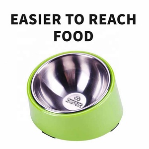 Tazón para Perros de Acero Inoxidable al por Mayor, Diseño Superior, Tazón para Mascotas Mejorado, Ecológico, Inclinado, Estilo Amoroso, Suministros para Mascotas - Product Image 3