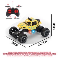 Coche RC Eléctrico Todoterreno para Niños, Modelo de Plástico a Gran Escala para Exteriores, Vehículo de Escalada, Regalo de Año Nuevo para Mayores de 14 Años