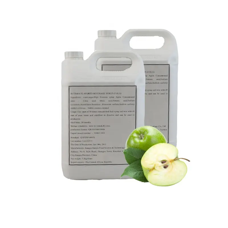 สูตรใหม่สำหรับแอปเปิ้ลเขียวรสเครื่องดื่มน้ำ50ครั้งเข้มข้นน้ำเชื่อมน้ำผลไม้