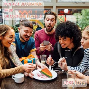 Jouet Squishies Alimentaire : Simulation de Sandwichs, Frites, Burgers, Cola – Jouet Sensoriel Anti-Stress en PU à Presser pour Enfants - Product Image 5