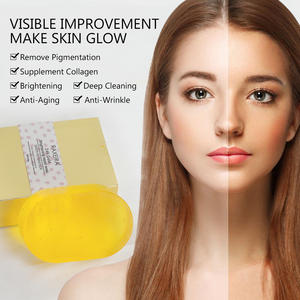 Jabón de Oro de 24k con Logotipo Personalizado, Jabón Antienvejecimiento y Blanqueador, Jabón Artesanal para Baño y Aseo, Base de Oro de 24k, Jabón Blanqueador para el Cuidado de la Piel - Product Image 2