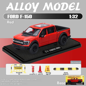 Ford F150 Pickup Modellino in Metallo 1:32 con Suoni <span class=keywords><strong>e</strong></span> Luci, Porte Apribili, Modello in Lega con Funzione Pullback - Product Image 6
