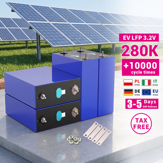 Grade a 3.2V 280Ah 314Ah LiFePO4 Prismatic Cell MB31 280K Deep Cycle Lithium Iron Phosphate Battery for Solar Storage Home ESS