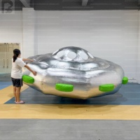 LED Işıklı Dev Şişme UFO Diski Şişme UFO Uzay Gemisi Bilim Kurgu Uzay Gemisi Teknoloji Fuarı/AVM Aktivasyonu/Müzik Festivali için