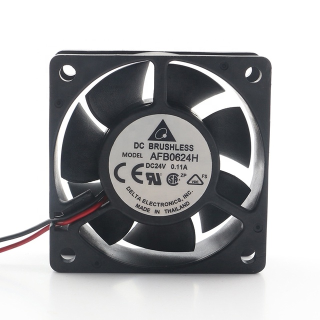 Original Delta 5V 12V 48V DC 24V 0.11A AC EC 6025 60X60X25MM 6CM Double Ball Inverter High air Volume Quiet AFB0624H Cooling Fan
