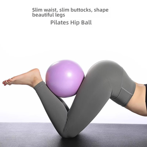 Bola Pilates Mini Portabel All-in-One, Tebal Anti-Pecah dari PVC, Tas Bola Keseimbangan untuk Latihan Kekuatan Yoga dan Latihan Stabilitas - Product Image 3