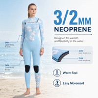 Nouveautés Combinaisons de surf imperméables en néoprène pour femmes, disponibles en épaisseurs de 3 mm, 5 mm et 7 mm